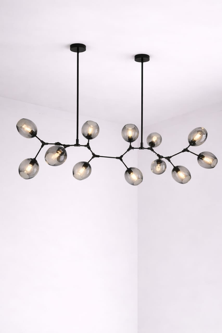 11 Cups BlacK Nordic Chandelier