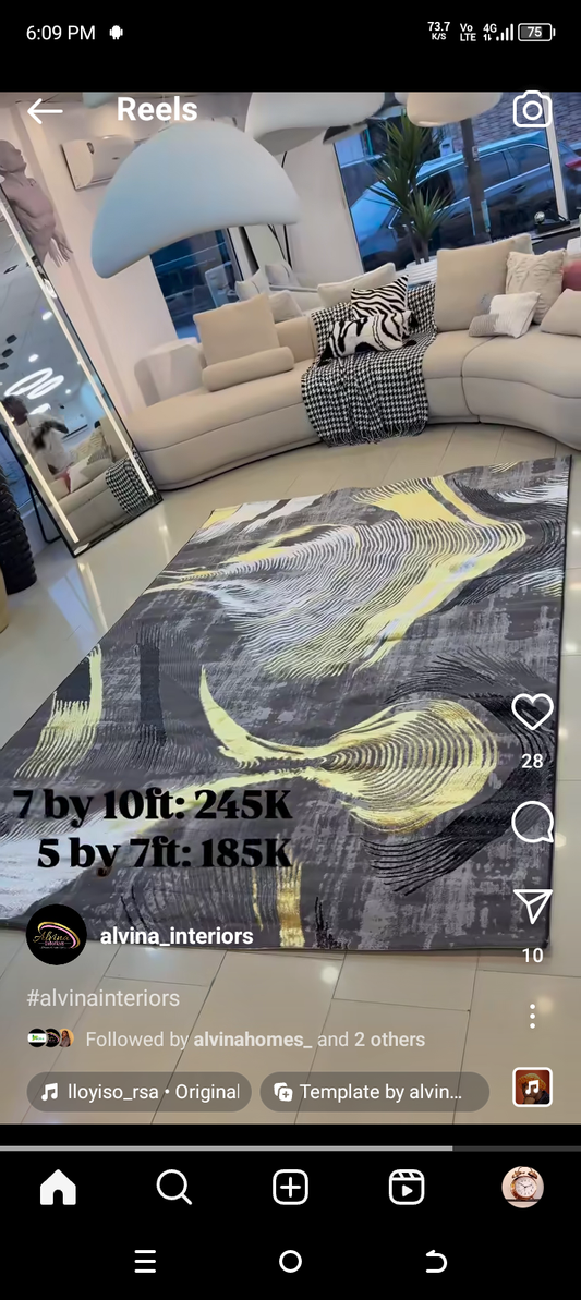 7 by 10ft rug