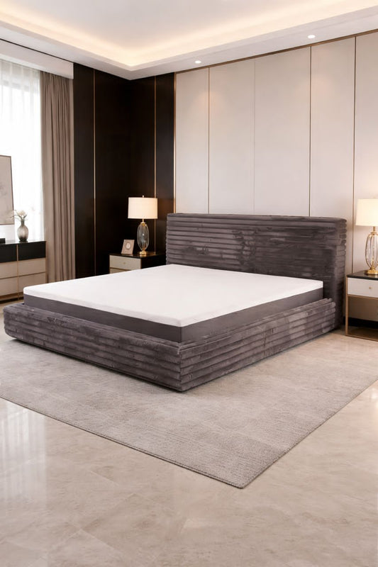 Boneless bedframe and mattress ( 6 by 7ft)