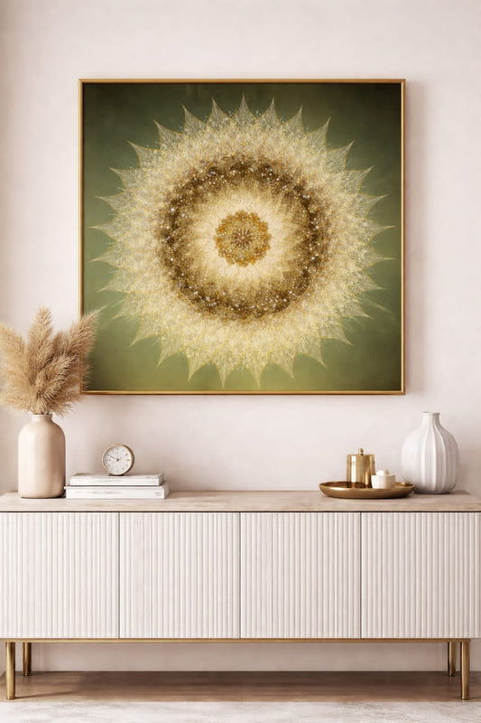 70 by 70cm crystal frame