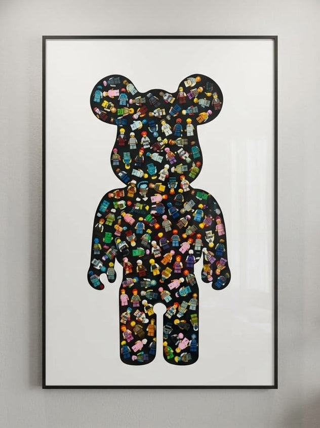 Lego teddy frame