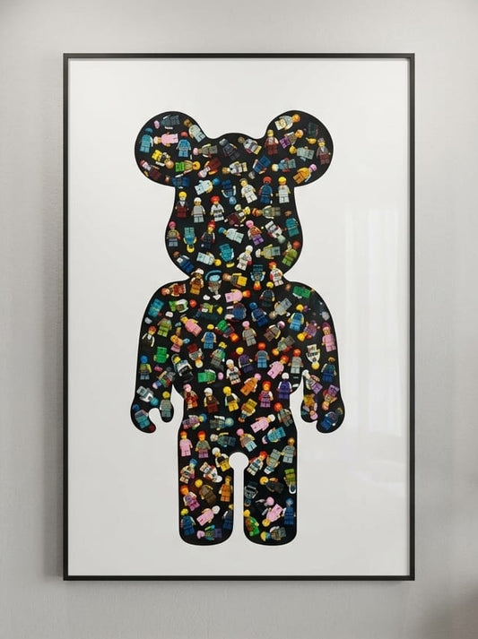 Lego teddy frame
