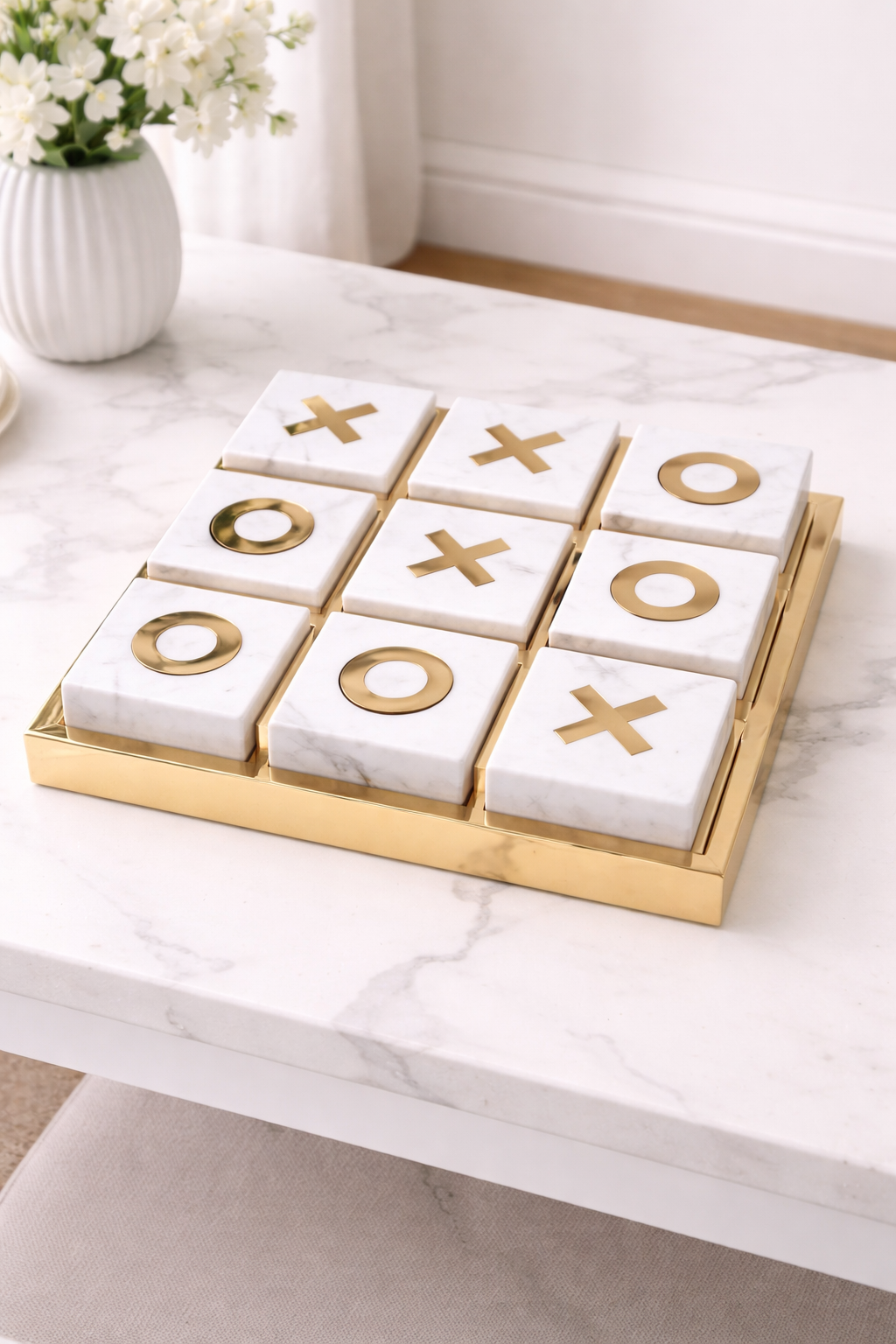 Luxury marble tic tac decor BJ-1075A