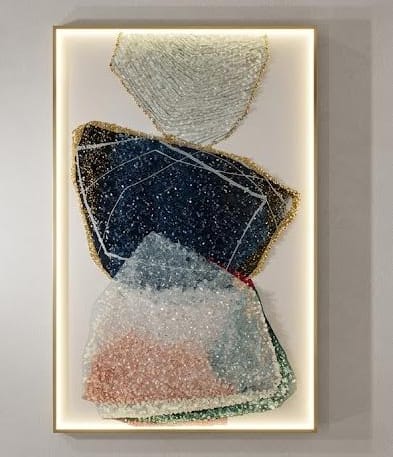 LED2 100 by 150 Crystal frame