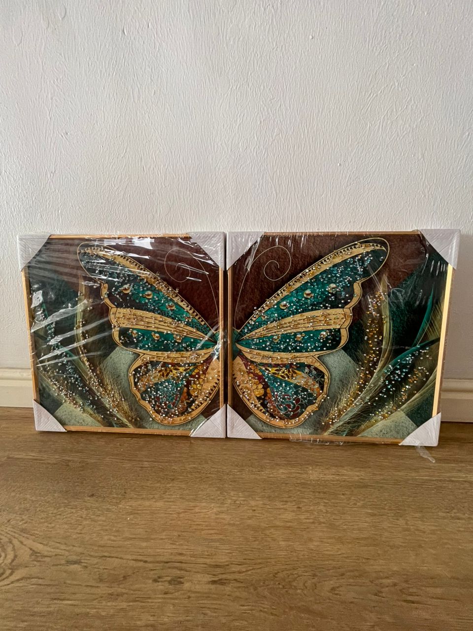 2 in 1 40 by 40cm crystal frame