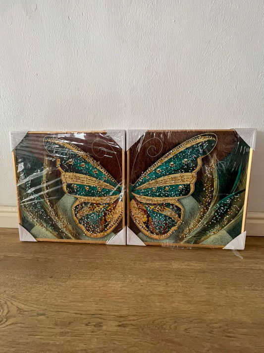 2 in 1 40 by 40cm crystal frame