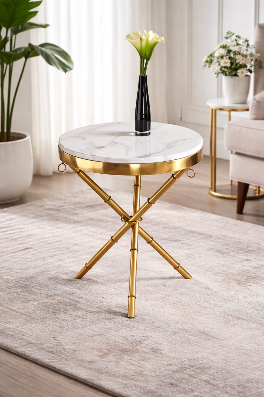 side stool 3 legged(marble top)
