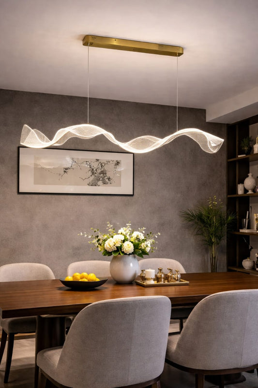 Wavy chandelier