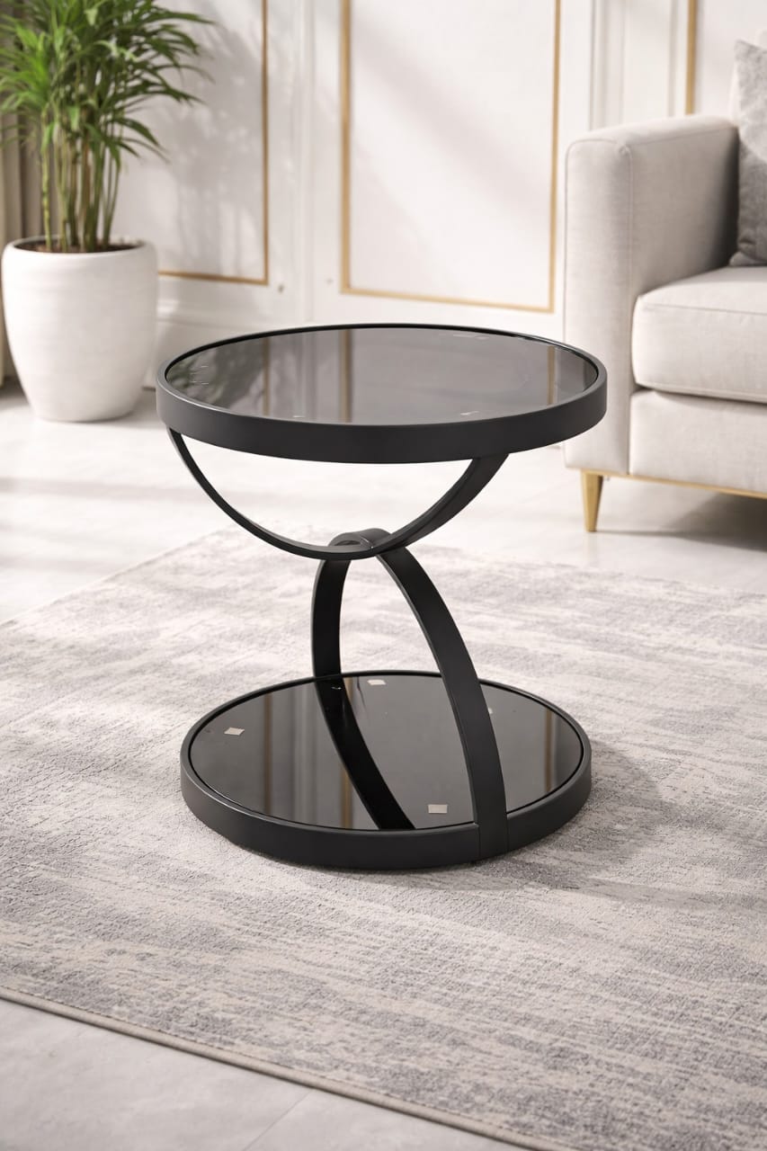 Side stool (All black)