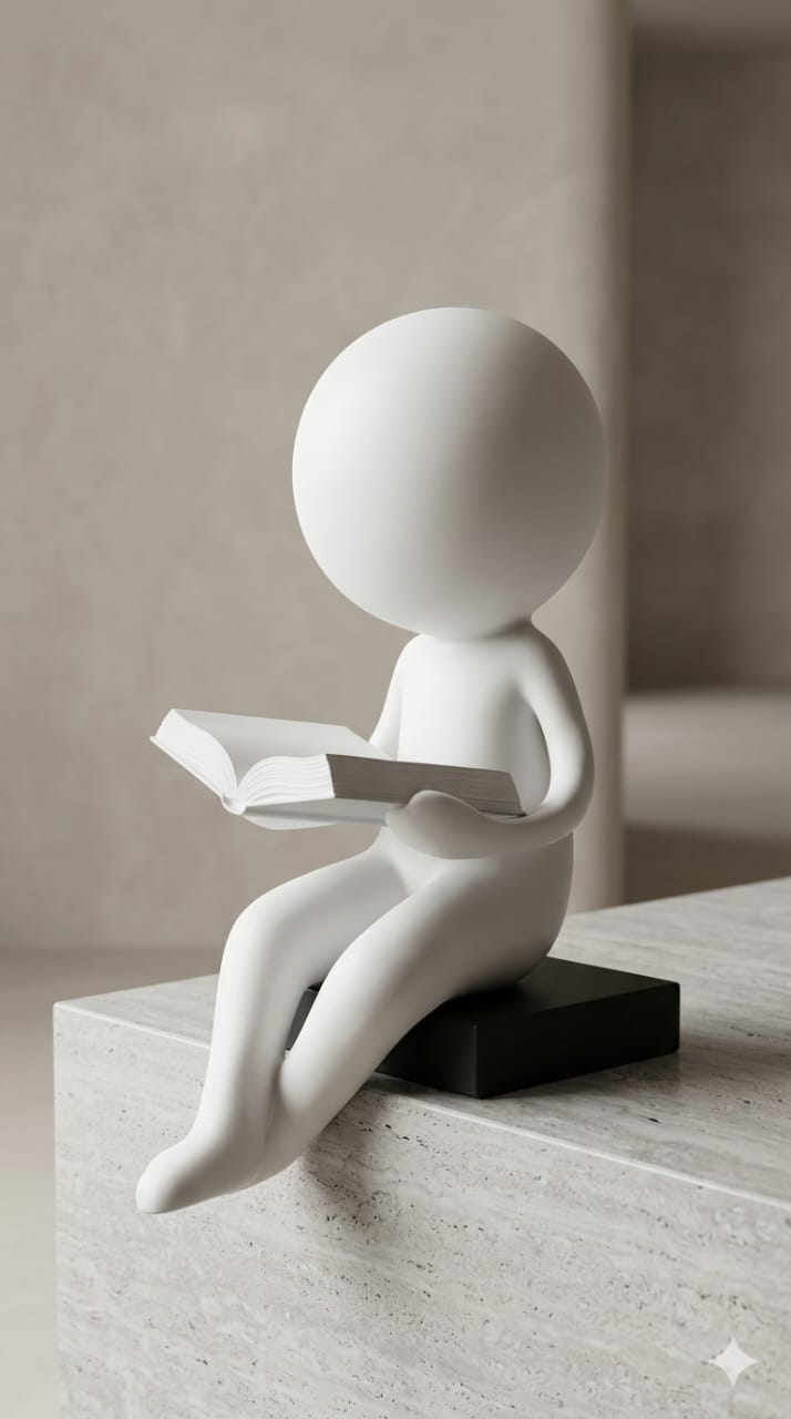 Reading boy decor BR005