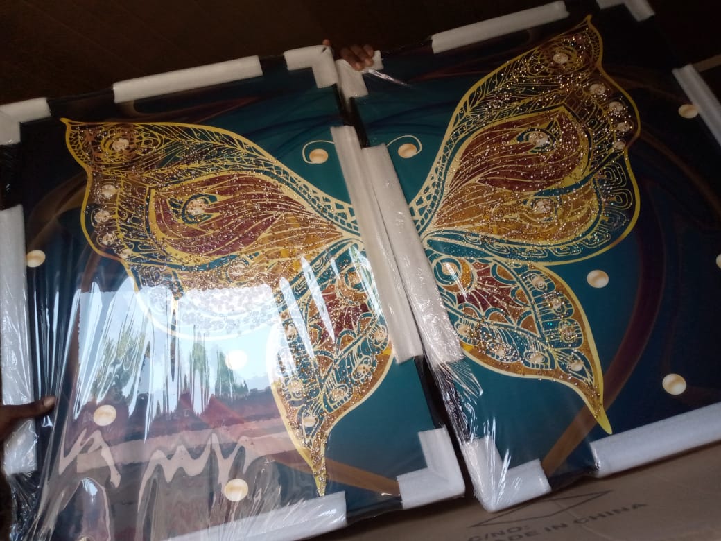 2 in 1 60 by 80cm crystal frame