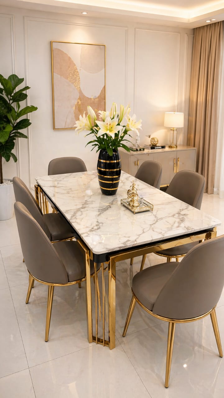 Dining table 6 seater
