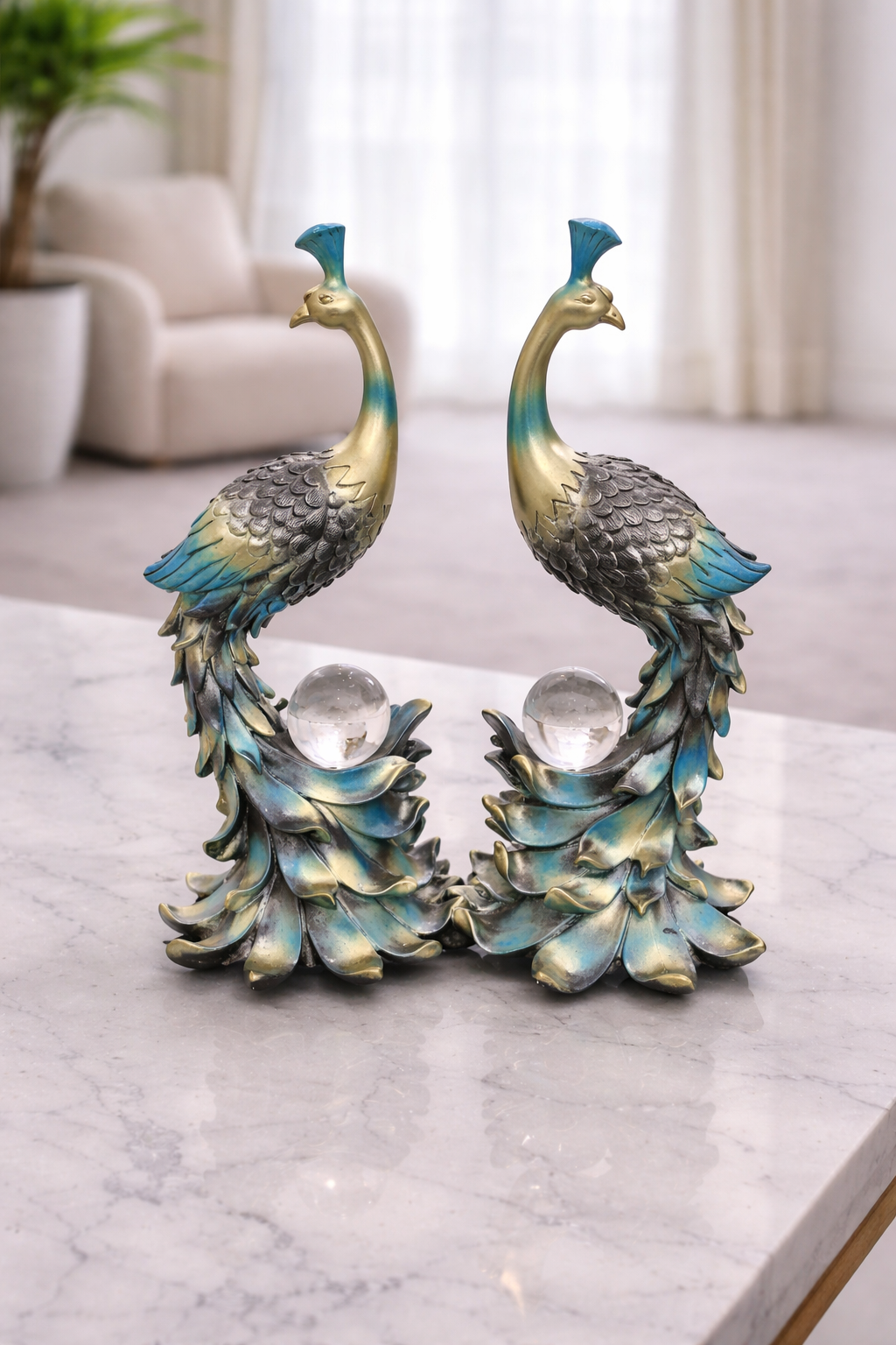 Peacock decor