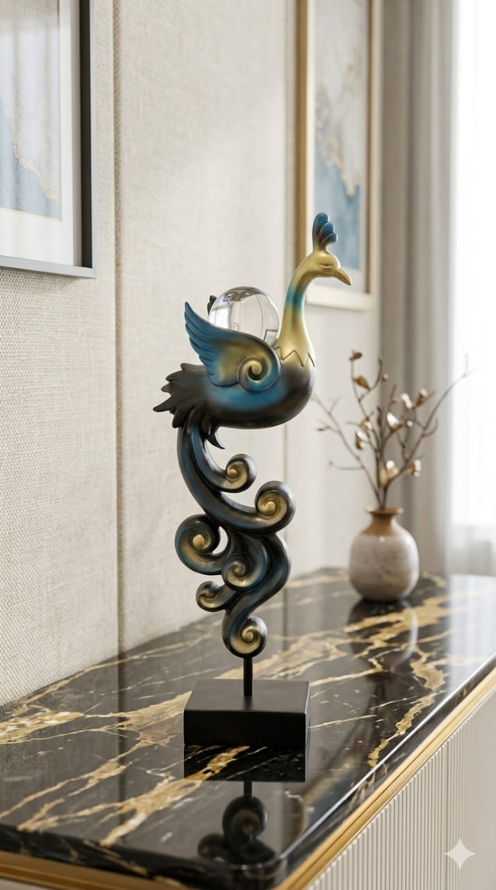 Peacock decor