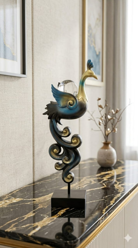 Peacock decor