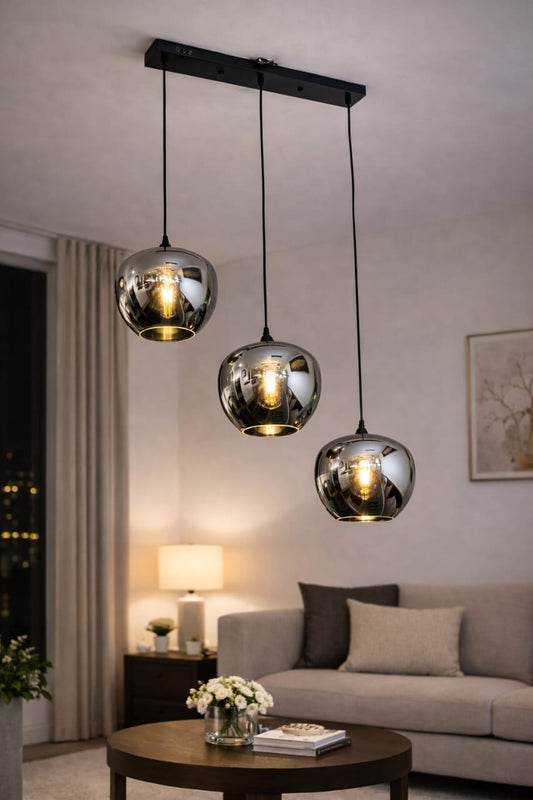 3 cups chandelier ( straight base)