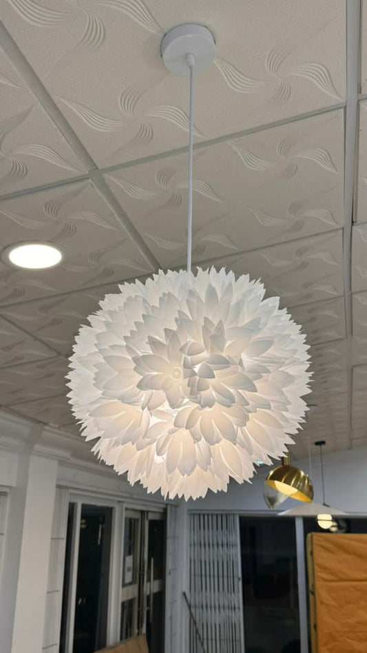 Feather pendant light