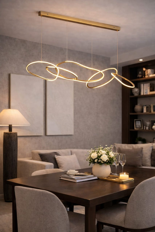 5 rings chandelier