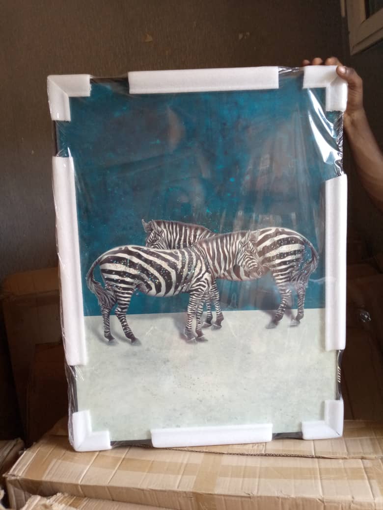 60 by 80cm crystal frame