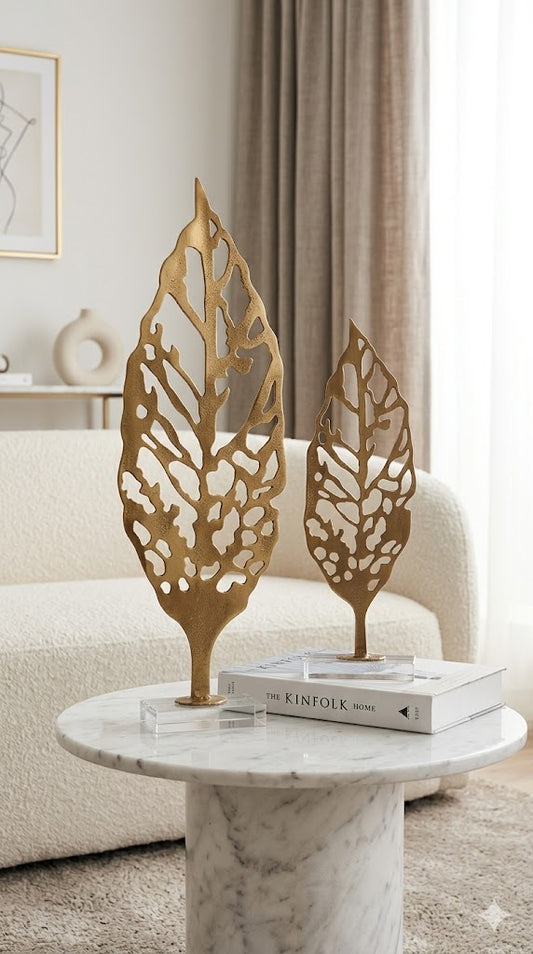 Crystal base leaf decor LF06