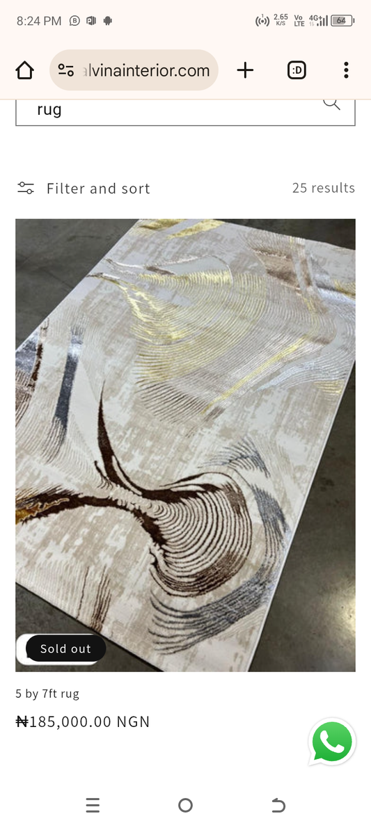 7 by 10ft rug