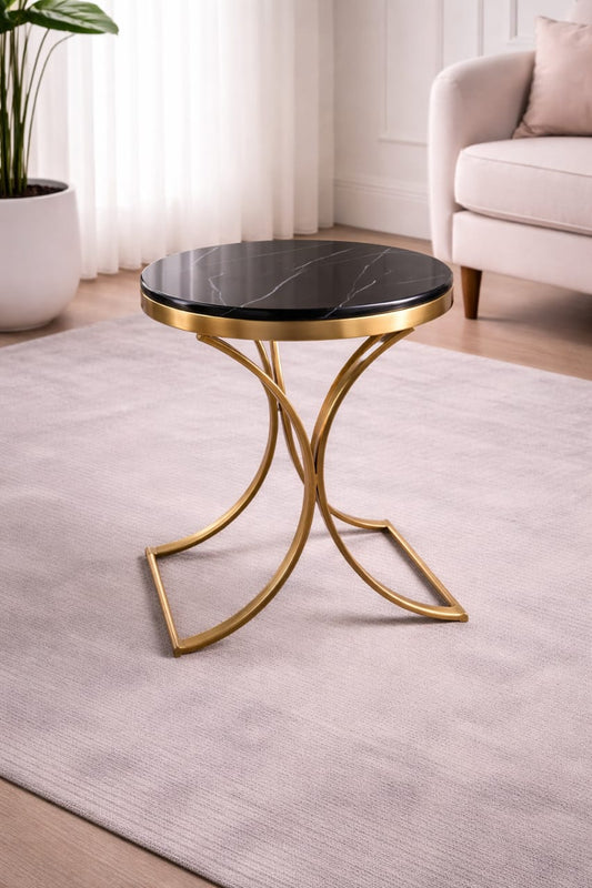 Side stool marble top