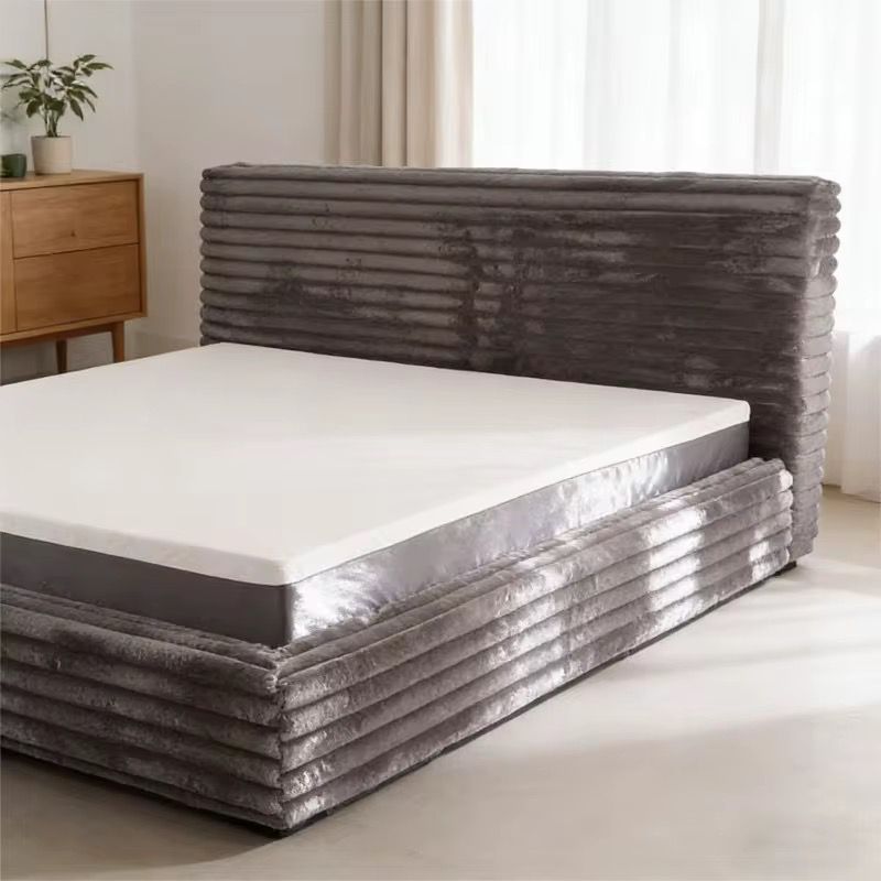 Boneless bedframe and mattress ( 6 by 7ft)