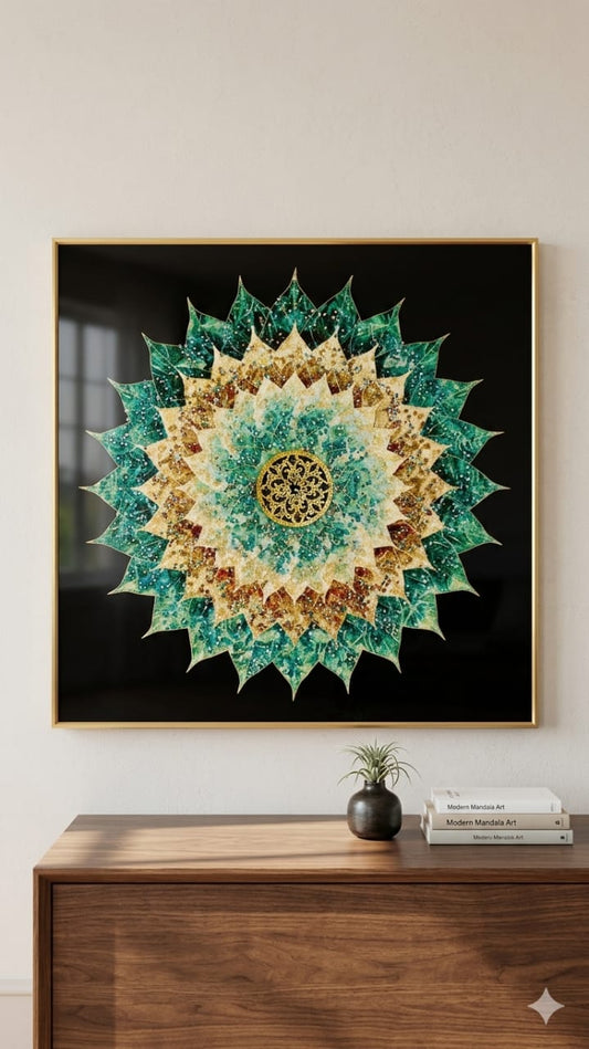 70 by 70cm crystal frame