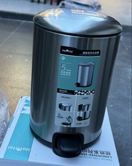 3L pedal stainless Bin