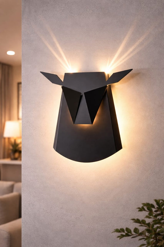 Reindeer wall light
