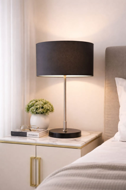 Black Bedside lamp