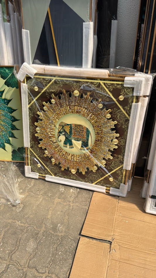 70 by 70cm crystal frame