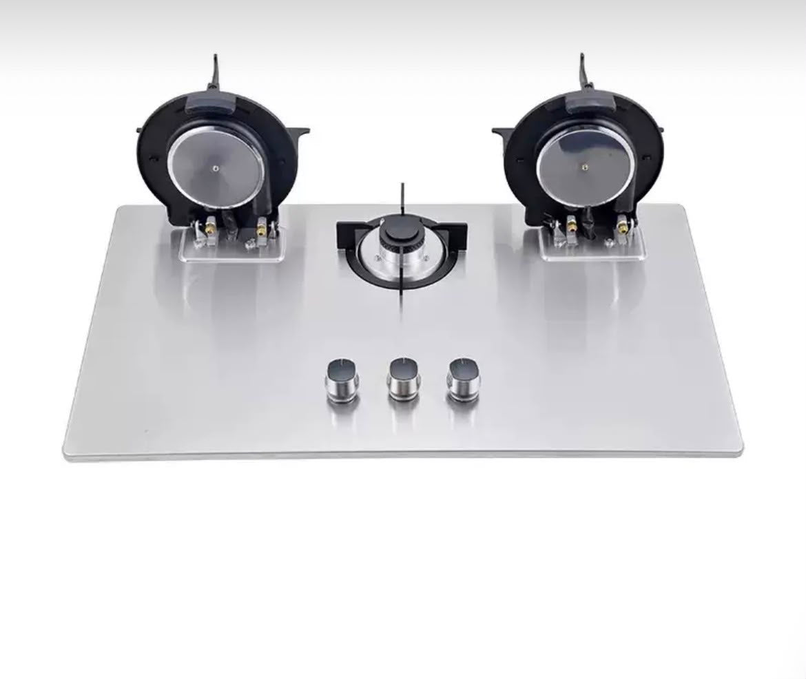 Built-in 3 burner cooker