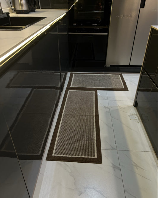 3 in 1 kitchen foot mat/ Door mat (Brown)