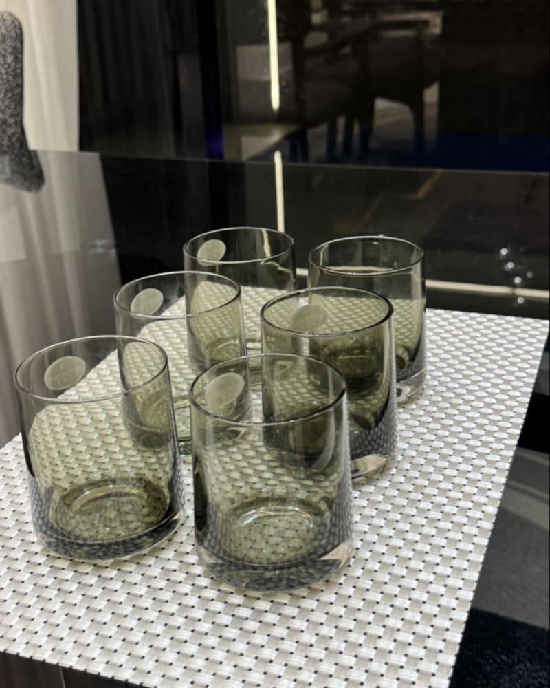 Smoked Glass Tumbler set(6pcs)