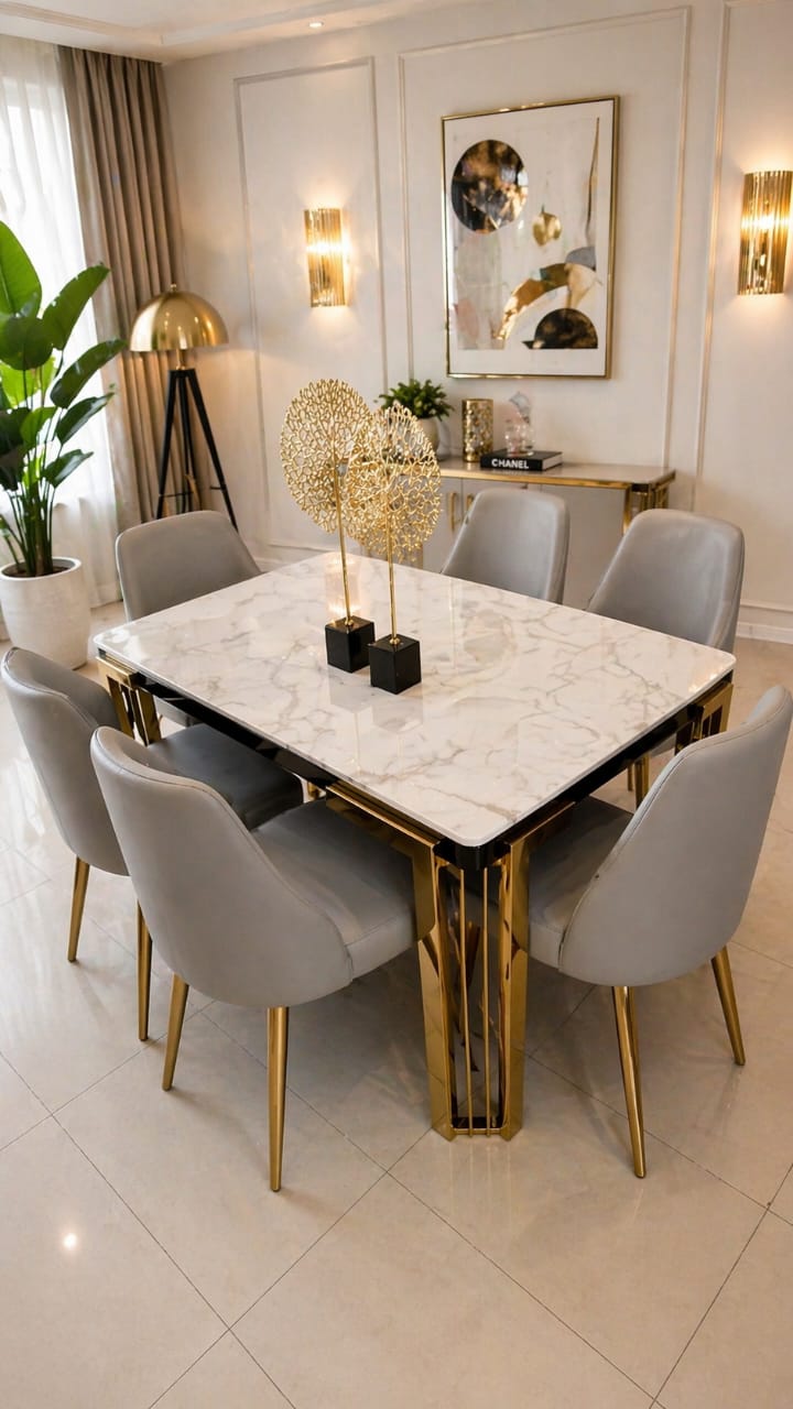 Dining table 6 seater