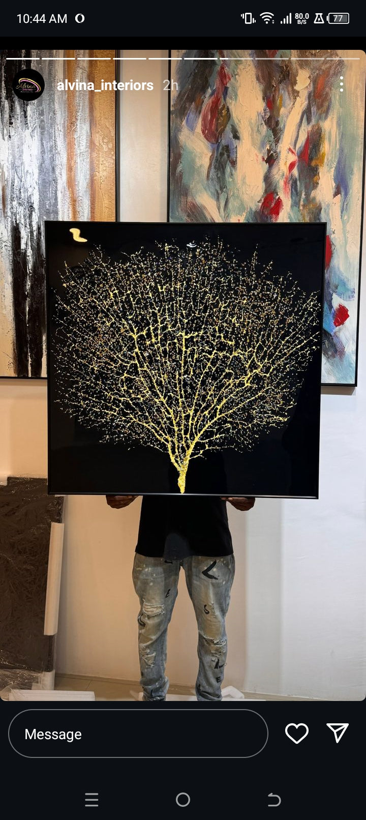 100 by 100cm crystal frame
