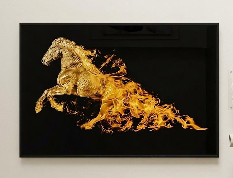 E4 80 by 120cm plain Frame