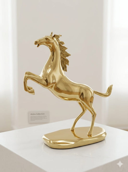 Gold horse decor HS01