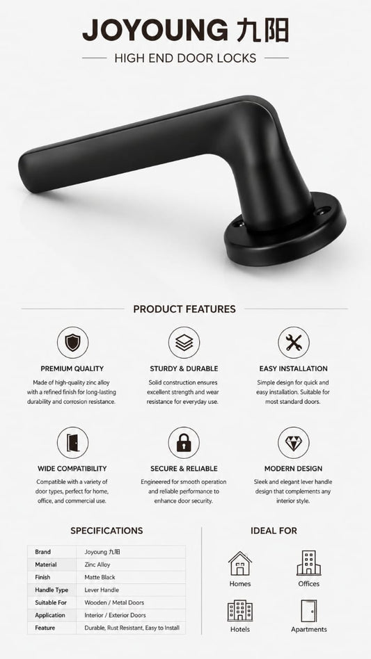 Door Lever Lock Set