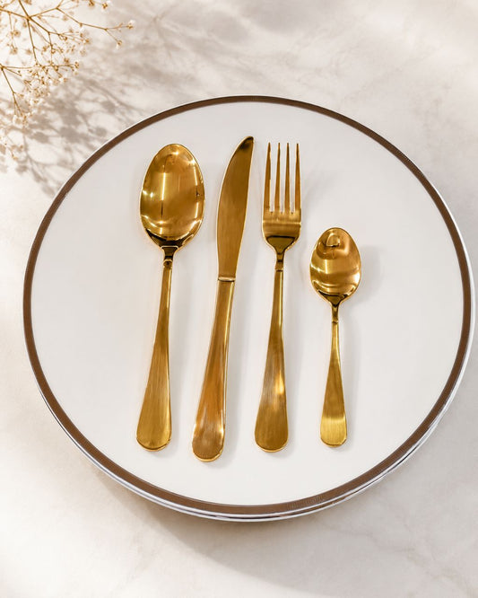 Gold Cutlery set (4pcs)