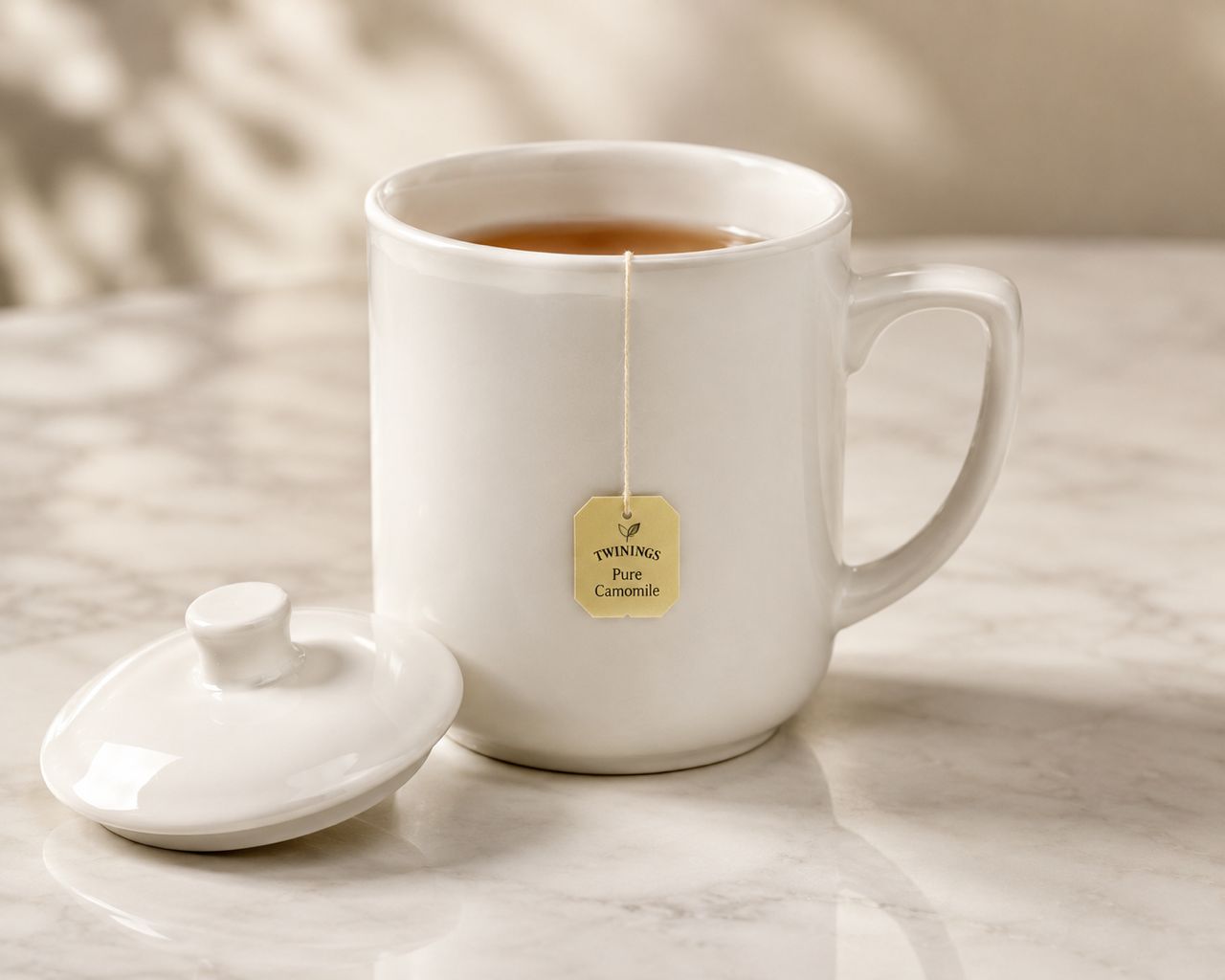 Lidded ceramic mug/cup