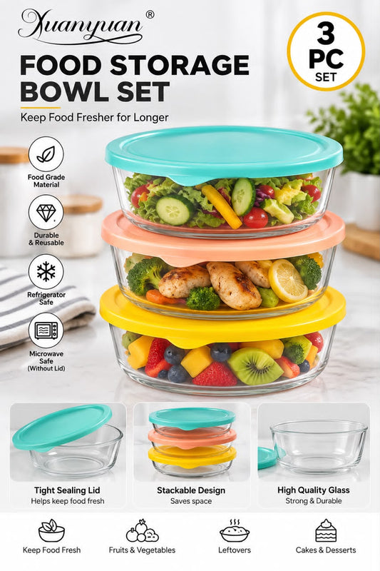 Food storage bowl(3pcs)
