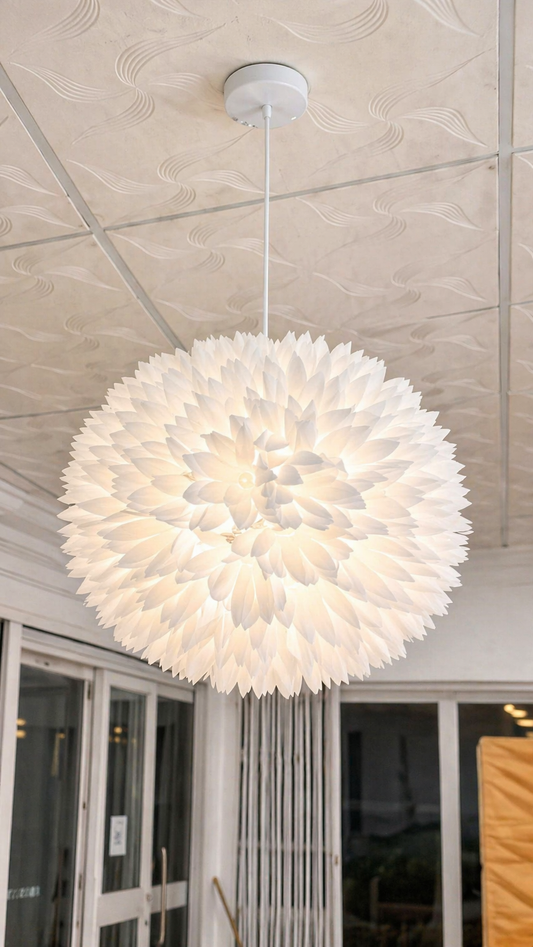 Feather pendant light