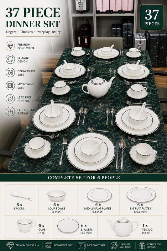 37 pieces Dinner Set