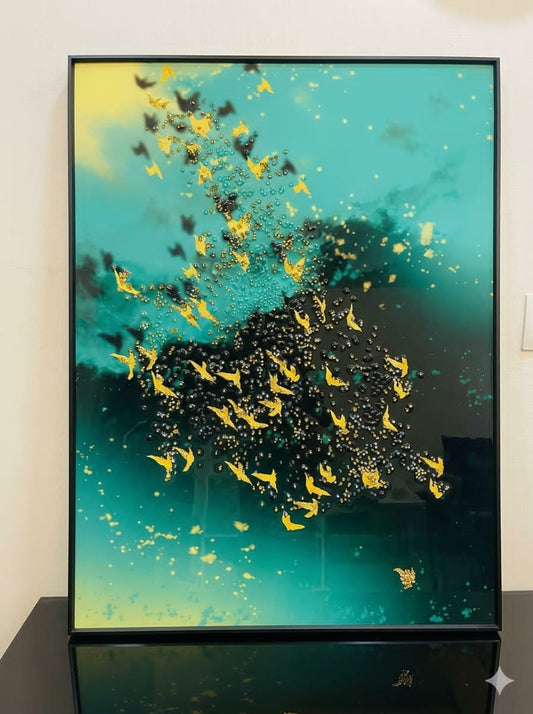 60 by 80cm crystal frame