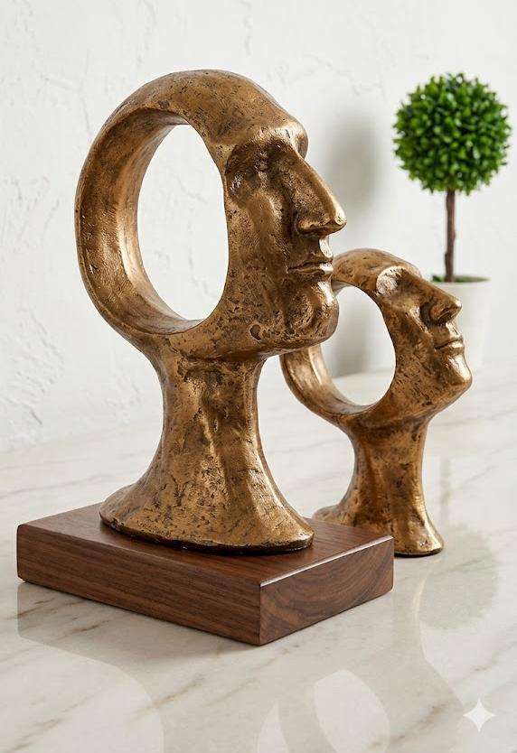 Luxury head figurines D2515A