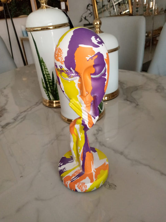 Multicolor mask decor