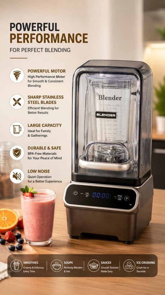 Heavy duty commercial Blender