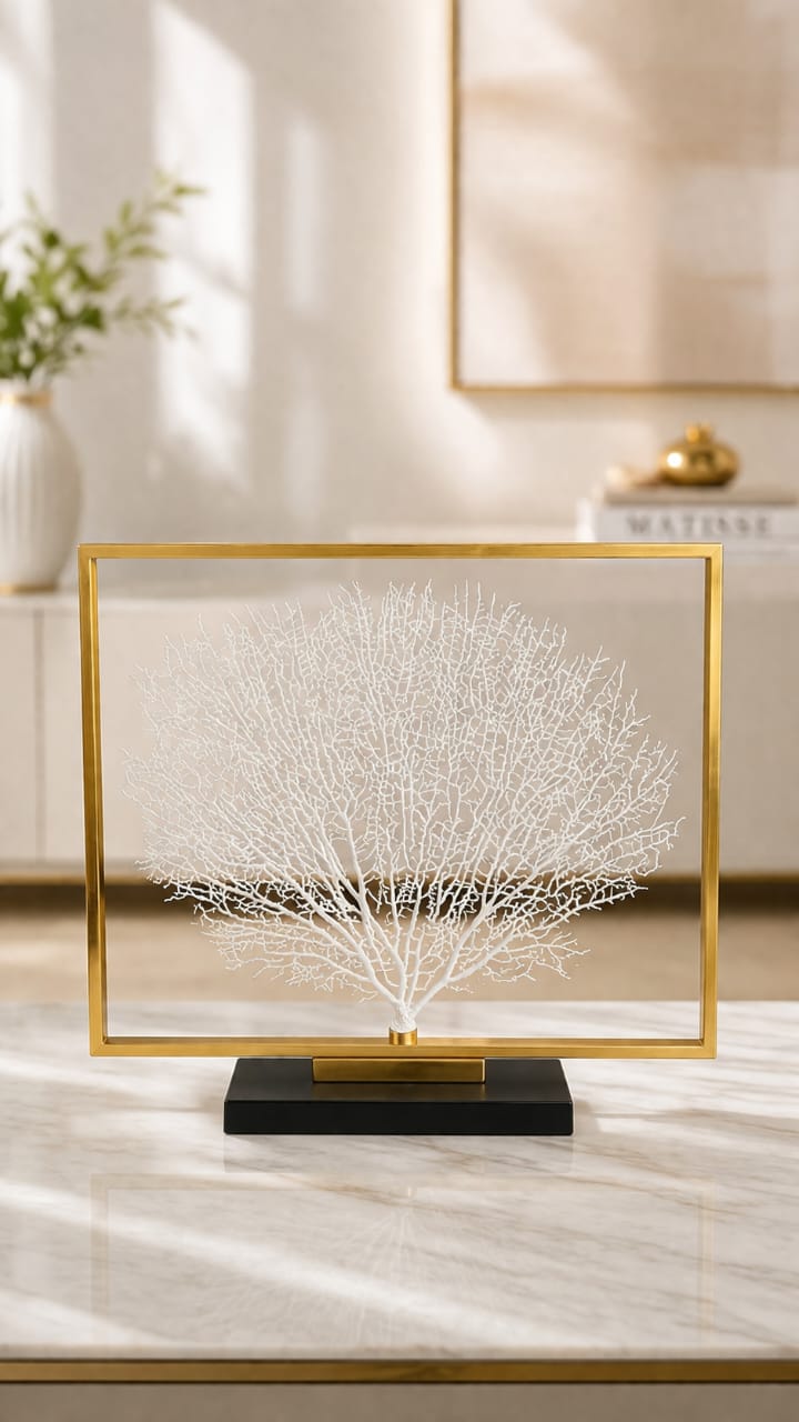 Luxury flower wave decor D2118